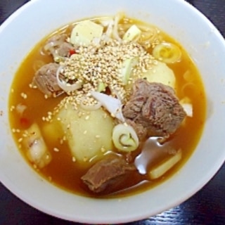 牛肉の韓国風スープ